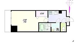 JR山手線 鶯谷駅 徒歩7分の賃貸マンション 2階1Kの間取り