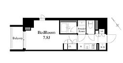 東京メトロ日比谷線 入谷駅 徒歩3分の賃貸マンション 6階1Kの間取り
