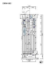 東京メトロ日比谷線 入谷駅 徒歩10分の賃貸マンション 2階1Kの間取り