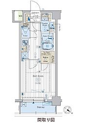 東武伊勢崎線 とうきょうスカイツリー駅 徒歩5分の賃貸マンション 2階1Kの間取り