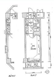 つくばエクスプレス 浅草駅 徒歩7分の賃貸マンション 2階1Kの間取り
