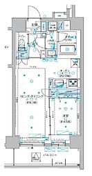 JR総武線 両国駅 徒歩6分の賃貸マンション 10階1LDKの間取り
