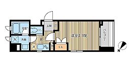 CITYSPIRE森下 1Kの間取図画像