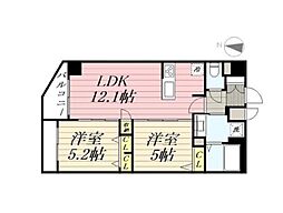 GRANPASEO菊川 1SLDKの間取図画像