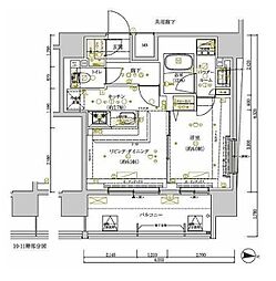 MAINSTAGERYOGOKU2 1LDKの間取図画像