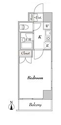 フォレシティ秋葉原 1Kの間取図画像