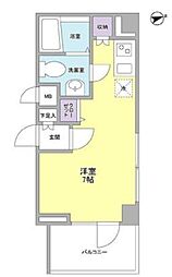 リバーレ秋葉原 ワンルームの間取図画像