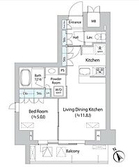 物件の間取り