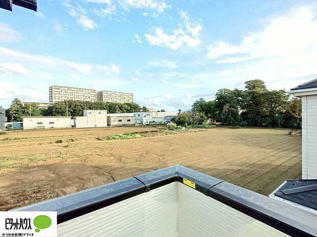 バルコニーからの眺望。