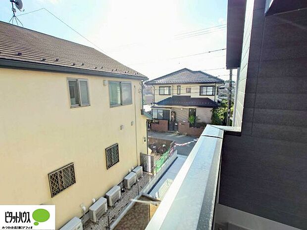 バルコニーからの眺望。