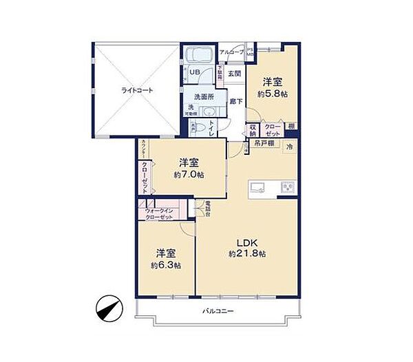 間取りを拡大表示