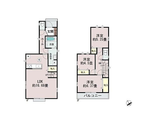 間取りを拡大表示