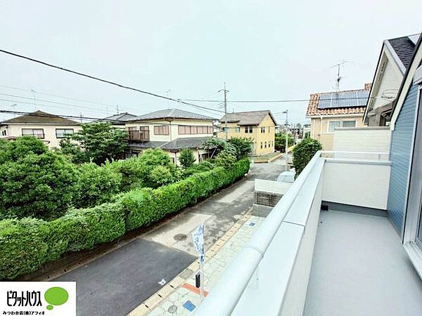 バルコニーからの眺望。