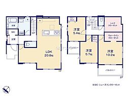 船橋市大穴南2丁目14期 新築戸建2号棟