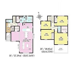 柏市松葉町19期 新築戸建2号棟