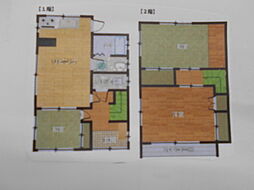 八王子市・京王高尾線狭間駅 3LDKの間取り