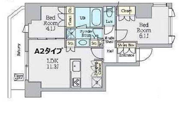 同じ建物の物件間取り写真 - ID:213100558435