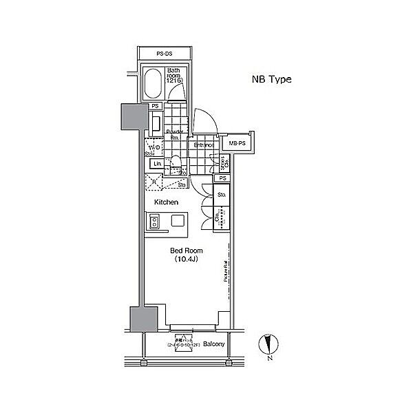 同じ建物の物件間取り写真 - ID:213101370074