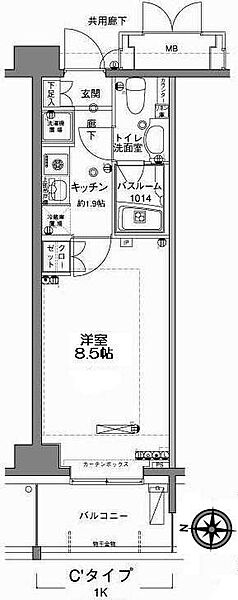 同じ建物の物件間取り写真 - ID:213102865165