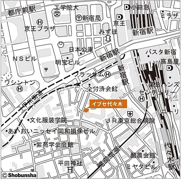イプセ代々木 303｜東京都渋谷区代々木2丁目(賃貸マンション1DK・3階・24.48㎡)の写真 その5