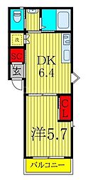 間取図画像 1DK