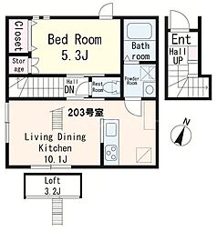 間取図画像 1LDK