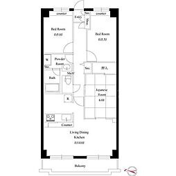 間取図画像 3LDK