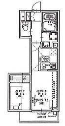 クレア土呂 1LDKの間取図画像