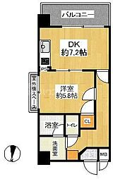 ロイヤルパーク日進 1DKの間取図画像