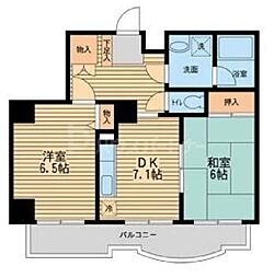 すずらん館大宮 2DKの間取図画像