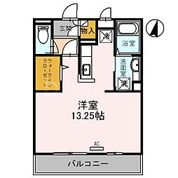 モンターナグランデ ワンルームの間取図画像