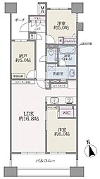 ジェントリーハウス品川大井 3LDKの間取図画像