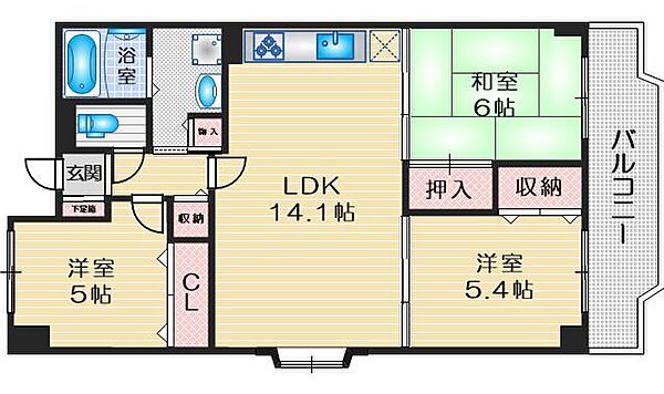 同じ建物の物件間取り写真 - ID:227086466459