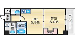 Ｃａｍｐａｎｉｏ　Ｅｓａｋａ 5階1DKの間取り