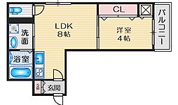 間取図画像 1LDK
