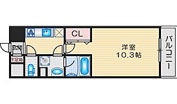 ＣＡＬＭＥ高浜 3階1Kの間取り
