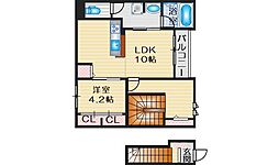ウェルゲートサウス 1LDKの間取図画像