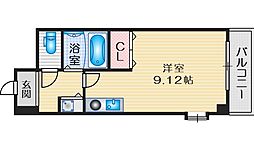 ビスタ江坂南 ワンルームの間取図画像