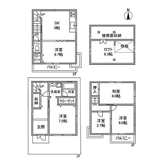 間取り：227103791355