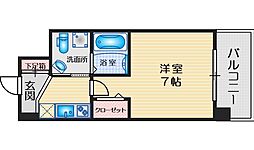 セレニテ江坂ルフレ 1Kの間取図画像