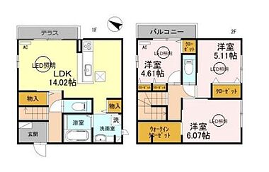 間取り：227104329526