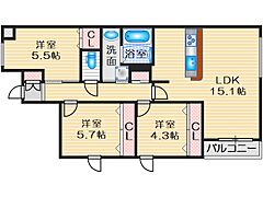 物件の間取り