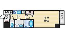S-レジデンス江坂アレグリア 1Kの間取図画像