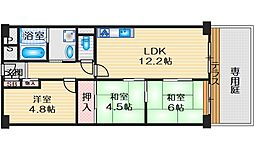 グリーンコーポ江坂第2 3LDKの間取図画像