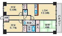 ル・アン緑地 3LDKの間取図画像