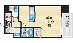 KAMITANI6 ワンルームの間取図画像