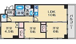 メゾン南桜塚 3LDKの間取図画像