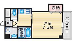 MOREMAISON 1Kの間取図画像