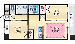 第20関根マンション 2LDKの間取図画像