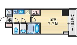 サムティ江坂レガーロ 1Kの間取図画像